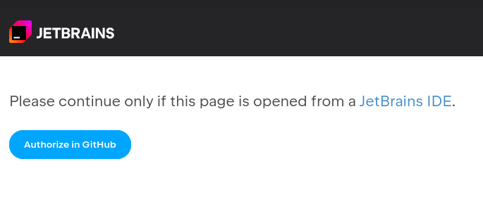 Log In via Github
